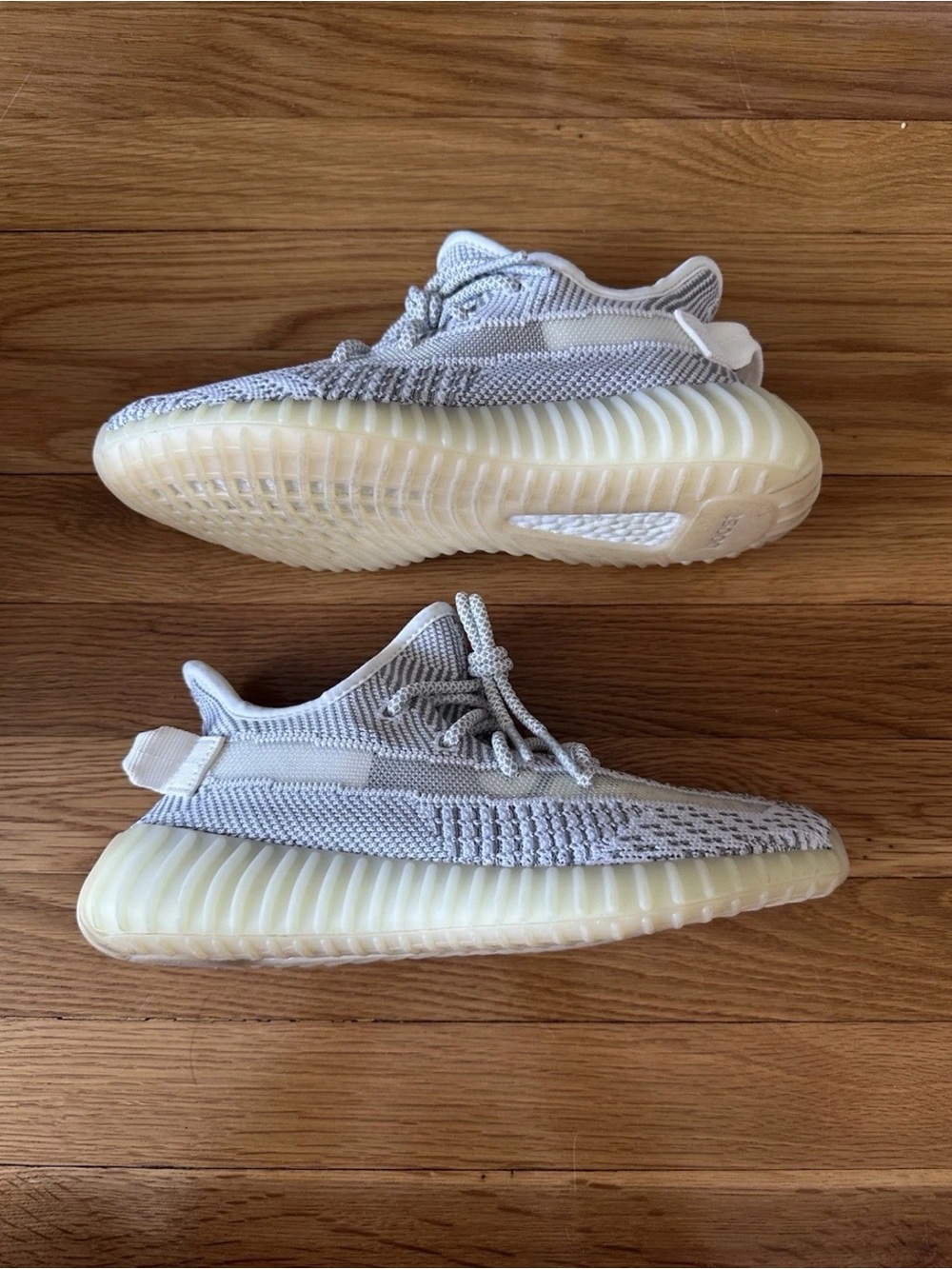 adidas Yeezy Boost 350 V2 Lace Up Mens White Sneakers Casual Shoes EF2905 5.5